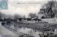 CLAYE (S.-et-M.) – Le Canal et la Villa Belle-Vue